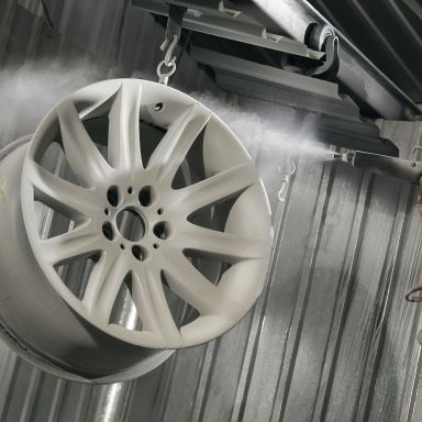 powder coating rims